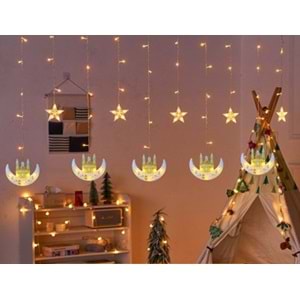 Wınnboss EKL-09 Günışığı Perde Led (Ramazan) 3 Metre 90 Ledli 8 Foksiyonlu 333086