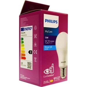 Philips MyCare/Essential 13W LED Ampul E27 6500K Beyaz Işık 1521 Lümen 333169