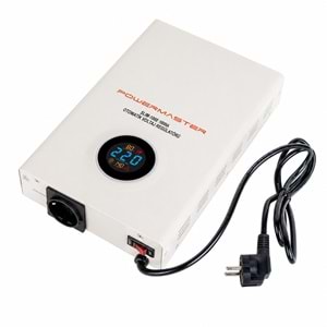 POWERMASTER SLIM-1000 OTOMATİK 1000 WATT KOMBİ VOLTAJ REGÜLATÖRÜ