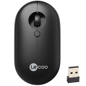 Lenovo Lecoo WS212 1600 DPI 4 Tuşlu Kablosuz Siyah Optik Mouse 411047