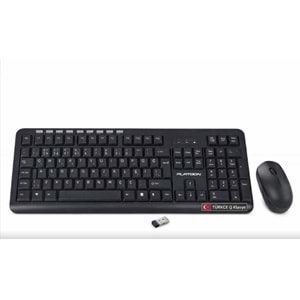 Platoon PL-355 2.4GHz Multimedia Kablosuz Klavye Mouse Set Türkçe Q 417054