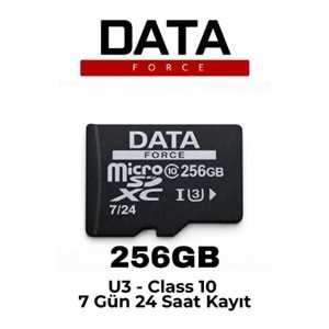 DATA FORCE 256 GB Micro SD Card Hafıza Kartı 423025