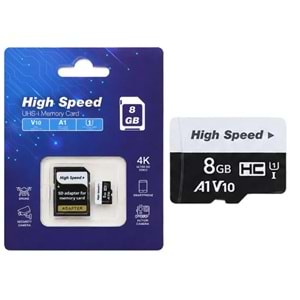Elba A1 V10 U1 Adaptörlü Class 10 Yüksek Hız 8 GB Micro SD Hafıza Kartı 423105