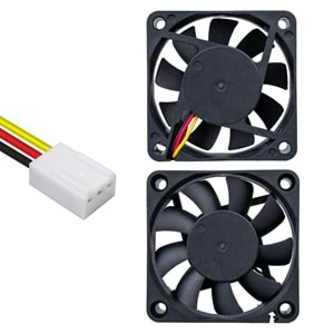 REWEL PM-7766 Fırçasız DC Fan 70x70x15mm 12 Volt 3 Pin (Seri 1) 441052
