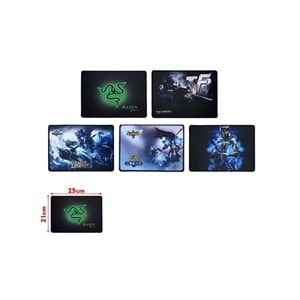 Karışık Desenli Oyuncu Mouse Pad 1 adet 20x24cm HDX-3537 442016