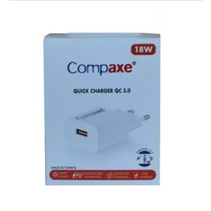 Compaxe Cta-150Qc Qc 3.0 18W Usb Ev Şarj Başlığı 521031