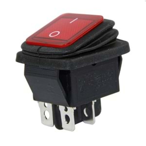 Geniş Körüklü 4P Işıklı On-Off Anahtar (IC-104W) 633116