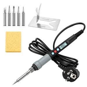 90W Dijital Ayarlanabilir Isılı Lehim Makinesi Kalem Havya PM-37867 651030