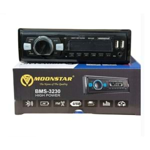 Moonstar BMS-3230 USB-SD-FM-AUX-Bluetooth Mekaniksiz Oto Teyp 751018