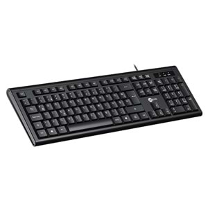 Lenovo Lecoo KB101 USB Kablolu Siyah Türkçe F Klavye (Numpadli) 755132