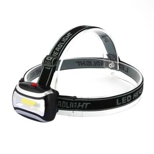 Powermaster PM-1849 Cob Led 3 Modlu 90 Derece Ayarlanabilir Pilli Kafa Feneri 884128