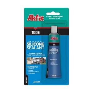 Akfix Genel Amaçlı Silikon Şeffaf 100E 970133