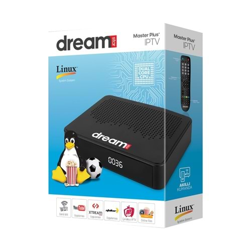 DREAMSTAR MASTER PLUS+ IPP HD LİNUX UYDU ALICISI- ÇANAKSIZ VE ÇANAK ANTENLİ UYDU ALICI 111066