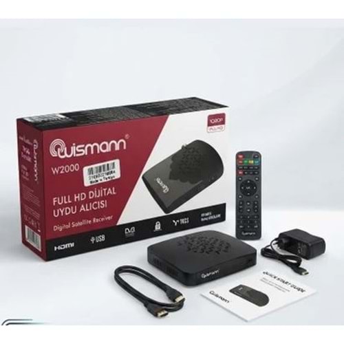 Wismann W2000 Full Hd Uydu Alıcısı Tkgs 111090