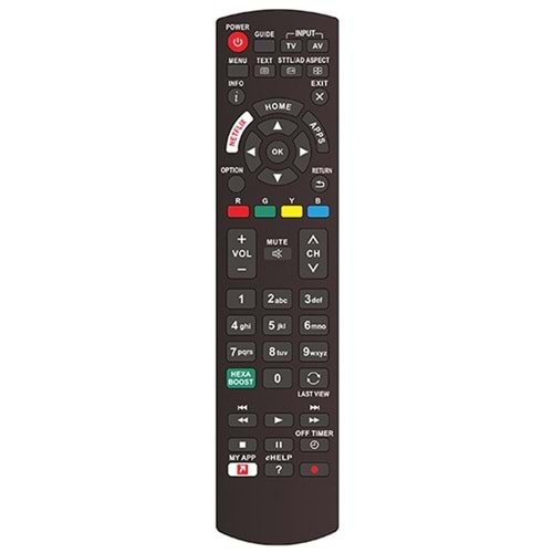 Panasonic RM-L1378 Lcd Led Netflix Universal Tv Kumandası 123166-Y22