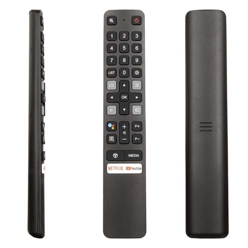 SES KOMUTLU MİKROFONLU TCL UYUMLU LCD LED TV UZAKTAN KUMANDA 124107