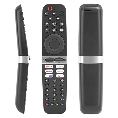 MAZA ZAPTECH Z-1355 BEKO ARÇELİK NETFLIX-PRIME VIDEO-BEINCONNECT-GOOGLE PLAY-YOUTUBE-TV+ TUŞLU MİKROFONLU SES KOMUTLU LCD LED TV KUMANDA