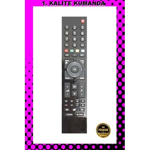 1.KALİTE KUMANDA -- Maza-Mapp 1117 Grundig-Beko-Arçelik Lcd Led Tv Kumandası 125004 EC4