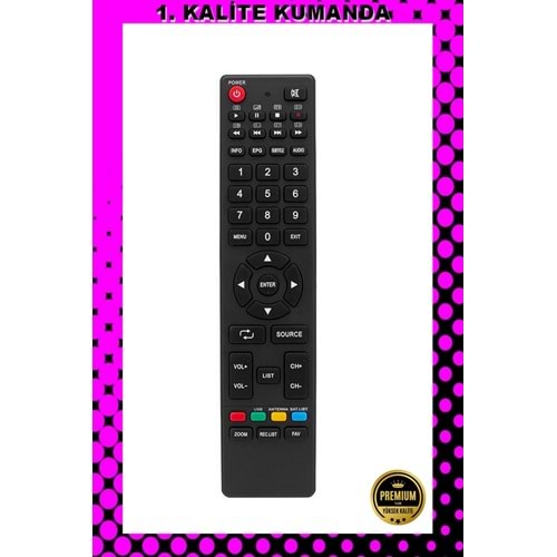 1.KALİTE KUMANDA -- Maza-Mapp 1144 Sunny Lcd Led Tv Kumandası 125006 EA1