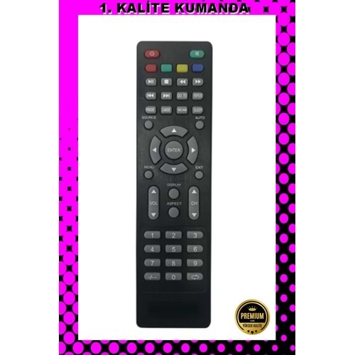 1.KALİTE KUMANDA -- Maza-Mapp 1166 Sunny-Axen-Awox Lcd Led Tv Kumandası 125007 EA2