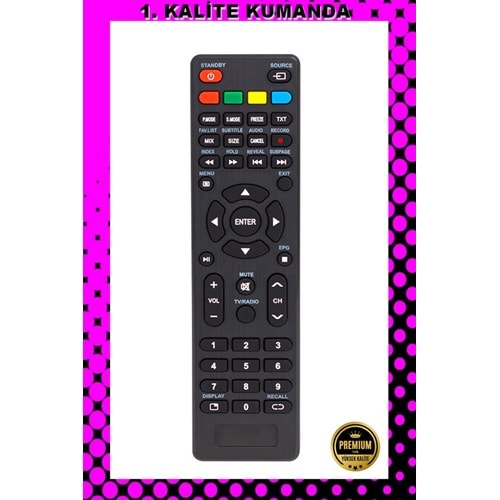 1.KALİTE KUMANDA -- Maza-Mapp 1148 Sunny-Yumatu Lcd Led Tv Kumandası 125008 EA4