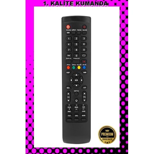 1.KALİTE KUMANDA -- Maza-Mapp 1231 Profilo Smart Lcd Led Tv Kumandası 125019 EA16