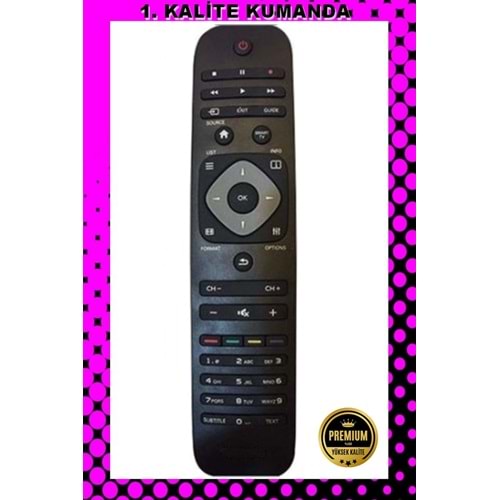 1.KALİTE KUMANDA --Maza-Mapp 1129 Philips Lcd Led Tv Kumandası 125026 EB6