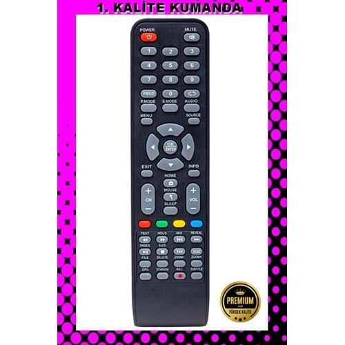 1.KALİTE KUMANDA --Maza-Mapp 1246 Sunny Lcd Led Tv Kumandası 125035 EB15