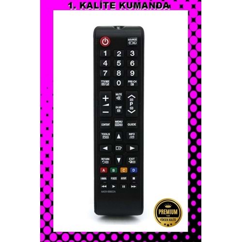1.KALİTE KUMANDA --Maza-Mapp 162 Samsung Lcd-Led Tv Kumandası 125046 EC12
