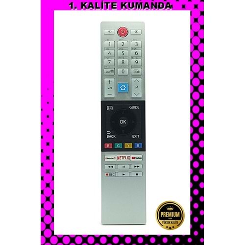 1.KALİTE KUMANDA --Maza-Mapp 1176 Toshiba Lcd-Led Tv Kumandası 125051 EC20