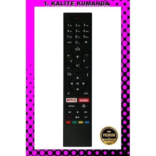 1.KALİTE KUMANDA --Maza-Mapp 1211 Vestel Lcd Led Tv Kumandası 125065 ED16