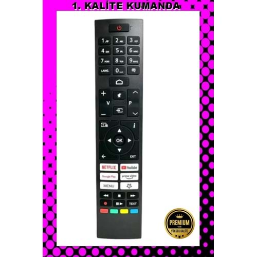 1.KALİTE KUMANDA --Maza-Mapp 1271 Daewoo Toshıba Vestel Regal Android Tv Uydu Kumandası 125069 ED20
