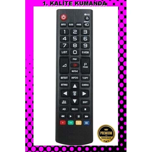 1.KALİTE KUMANDA --Maza-Mapp 1134 LG Lcd Led Kısa 3D Li Tv Kumandası 125072 EE4