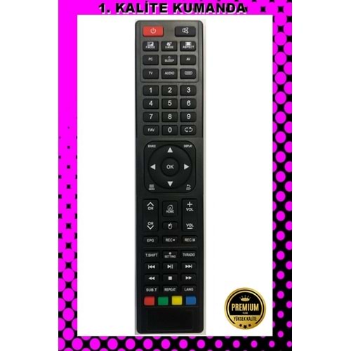 1.KALİTE KUMANDA --Maza-Mapp 1218 Telenova Lcd Led Tv Kumandası 125076 EE11