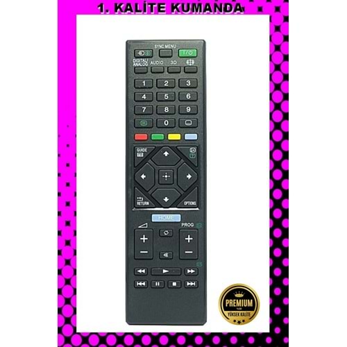 1.KALİTE KUMANDA --Maza-Mapp 1158 Sony Lcd Led Tv Kumandası 125080 EE15
