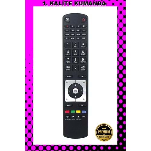 1.KALİTE KUMANDA --Maza-Mapp 167 Vestel Lcd Led Tv Kumandası 125084 EE19