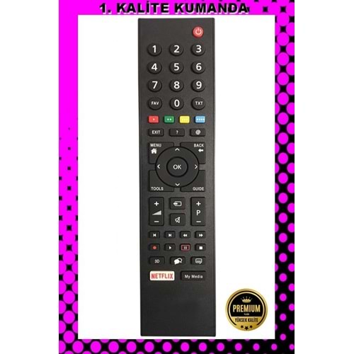 1.KALİTE KUMANDA --Maza-Mapp 1162 Beko-Arçelik Lcd Led Tv Kumandası 125101 EC2
