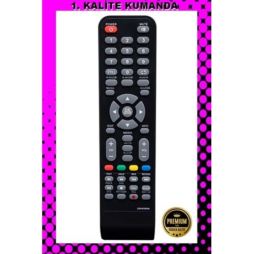 1.KALİTE KUMANDA --Maza-Mapp 1191 Onvo-Sunny Lcd Led Tv Kumandası 125108 EC16