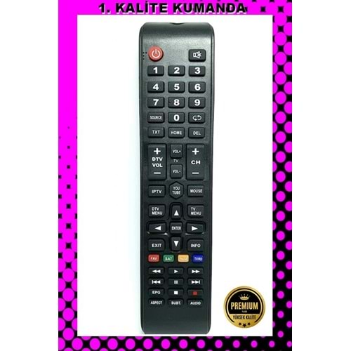 1.KALİTE KUMANDA --Mapp 1190 Redline Ip Tv Lcd-Led Tv Kumandası 125112 EA8
