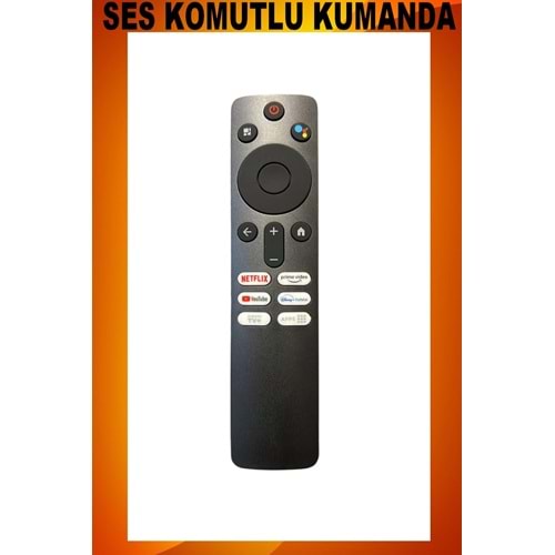 UZAKTAN KUMANDA - UYUMLU MODELLER SES KOMUTLU MİKROFONLU Maza-Mapp 1380 Xiaomi Tv Box 4K Android Akıllı Kumanda Ses Komutlu Tv Kumandası 125260