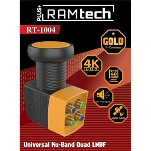 RAMtech RT-1004 Dörtlü Lnb FullHD 4K Uyumlu 140030