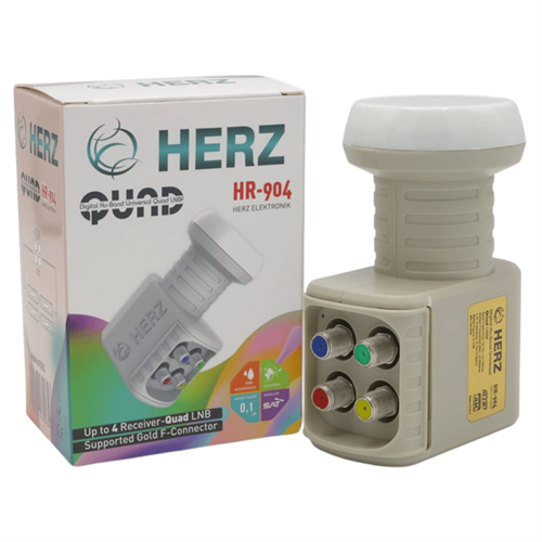 Herz HR-904 Dört Çıkışlı Universal Lnb 140045