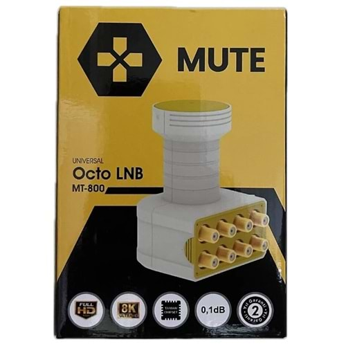 MUTE MT-800 (8) Sekizli Lnb FullHD 4K Uyumlu 140057