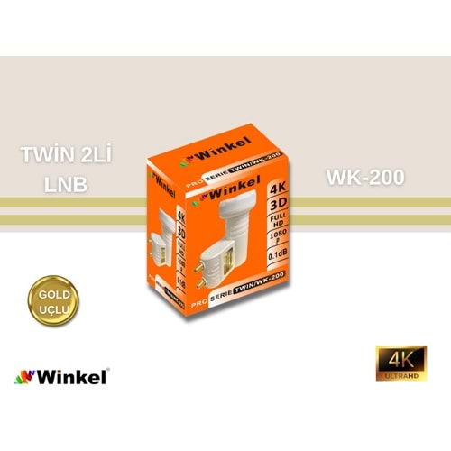 WİNKEL 2 Lİ LNB (Twin LNB) FullHD 4K Uyumlu 140058