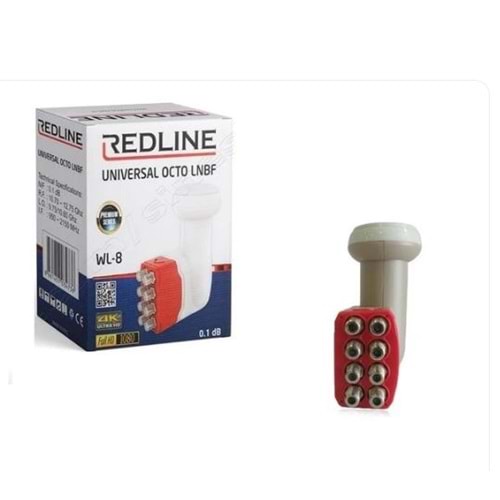 REDLİNE WL-8 SEKİZLİ LNB OCTO LNB 4K UYUMLU
