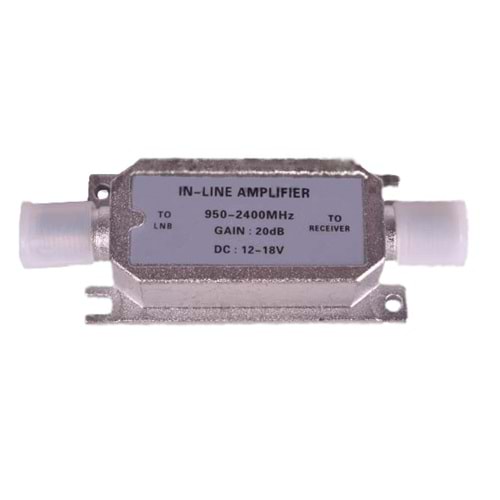 HERZ LNB HAT KUVVETLENDİRİCİ 20 dB 950-2150 MHZ IN-LINE ANFİ 180063