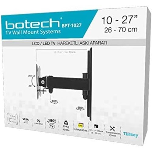 BOTECH BPT-1027 HAREKETLİ TEK KOLLU 10