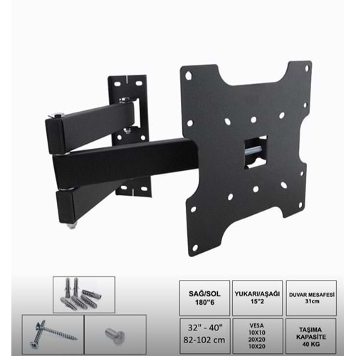 TEKİNİX 32KH HAREKETLİ ÇİFT KOLLU 32