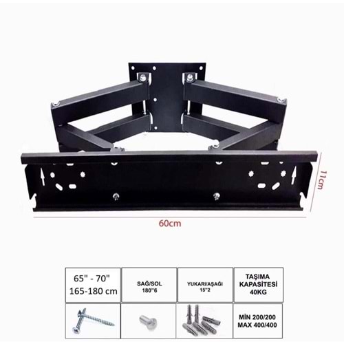 TEKİNİX 60X11 HAREKETLİ ALTI KOLLU 43