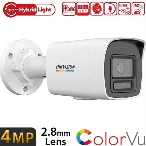 Hikvision DS-2CD1047G2H-LIUF 4 mp 2,8mm Ip Bullet Kamera COLORVU MİKROFONLU SESLİ Gece-Gündüz Renkli Görüntü 231069